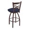 Holland Bar Stool Co 25" Swivel Counter Stool, Bronze Finish, Graph Anchor Seat 82025BZ014 - alternate 2